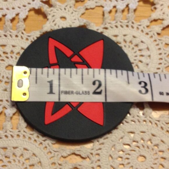 Red and Black car coasters, new - Picture 2 of 2